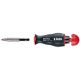 Magazin bitbefogós csavarhúzó markolat bittartóval és 8 db PH - PZ - Lapos - Torx bitheggyel - Felo - 37320805