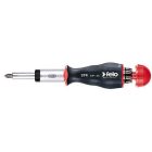 Racsnis Magazin bitbefogós csavarhúzó markolat 8 db PH - PZ - Lapos - Torx bitheggyel - Felo - 37420405