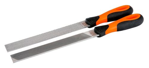 200x25x4mm 4 az 2-ben Lapos fa ráspoly és fém reszelő készlet ERGO™ 2K nyél - Bahco - 4-154-08-2-2