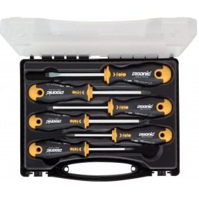 Lapos-PZ-PH Ergonic 6 részes csavarhúzó készlet műanyag kofferben - Felo - 40010636   Lapos-PZ-PH Ergonic 6 részes csavarhúzó készlet műanyag kofferben - Felo - 40010636