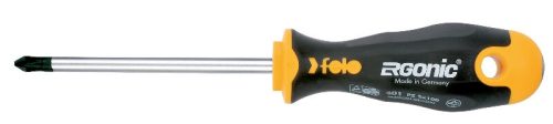 PZ1x80mm Ergonic Pozidriv csillagcsavarhúzó háromkomponensű ergonomikus zselés markolattal - Felo - 40110210
