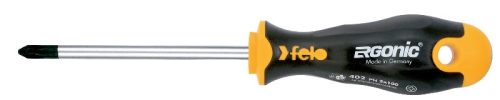 PH2x100mm Ergonic Phillips csillagcsavarhúzó háromkomponensű ergonomikus zselés markolattal - Felo - 40220310