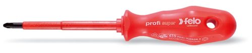 PZ1x80mm szigetelt Pozidriv csillagcsavarhúzó egykomponensű markolattal - Felo - 61510290