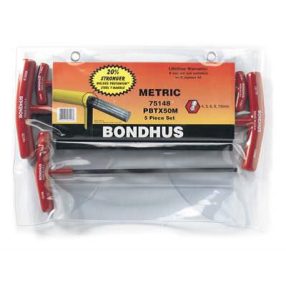 4-10mm T-imbuszkulcs ProHold gömbvégű 5 részes készlet (L=220-307mm) PBTX50M - Bondhus - 75148   4-10mm T-imbuszkulcs ProHold gömbvégű 5 részes készlet (L=220-307mm) PBTX50M - Bondhus - 75148