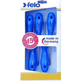   Lapos-PZ-PH 5 részes 800-as csavarhúzó készlet (kék) - Felo - 80095198