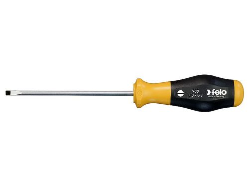 4x0,8x100mm No.9 lapos csavarhúzó kétkomponensű ergonomikus műanyag markolattal - Felo - 90004310