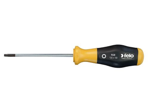 T20x100mm No.9 Torx csavarhúzó kétkomponensű ergonomikus műanyag markolattal - Felo - 90820340