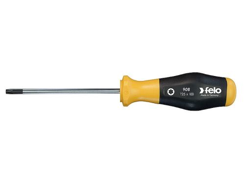 T25x100mm No.9 Torx csavarhúzó kétkomponensű ergonomikus műanyag markolattal - Felo - 90825340