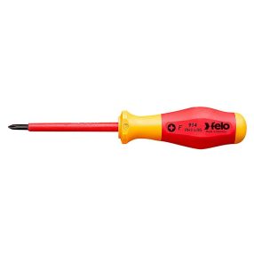 PZ1x80mm No.9 szigetelt Pozidriv csillagcsavarhúzó 2K markolattal (EN60900 AC 1000V) - Felo - 91510290   PZ1x80mm No.9 szigetelt Pozidriv csillagcsavarhúzó 2K markolattal (EN60900 AC 1000V) - Felo - 91510290