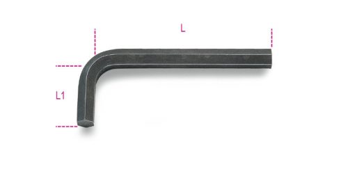 96N 1,3 mm Hajlított imbuszkulcs, barnított - Beta - 000960413