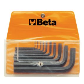   96N/B10 10 részes mm Hajlított imbuszkulcs szerszám készlet műanyag dobozban - Beta - 000960650