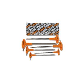 96TBP/S6 mm Hajlított gömbfejű imbuszkulcs készlet markolattal krómozott - Beta - 000960694   96TBP/S6 mm Hajlított gömbfejű imbuszkulcs készlet markolattal krómozott - Beta - 000960694