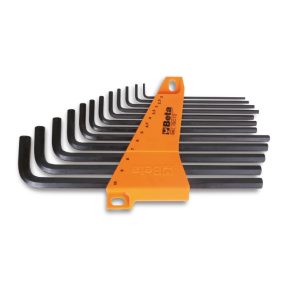   96L/SC12 12 részes mm Hajlított hosszú imbuszkulcs szerszám készlet tartóval - Beta - 000960929