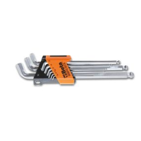   96BPA/SC9 9 darabos 110°-ban mm Hajlított hatlapú gömbfejű imbuszkulcskészlet, extra rövid - Beta - 000961974