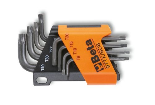 97Tx/SC8 8 részes mm Hajlított Torx(R) imbuszkulcs szerszám készlet tartóval - Beta - 000970064