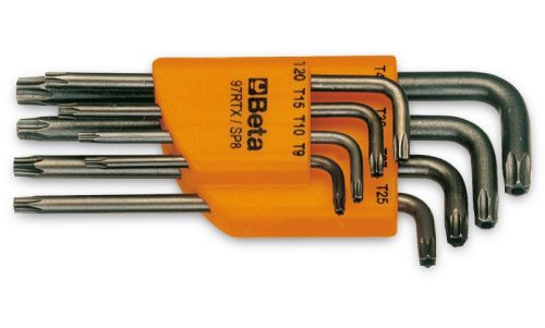 97RTx/SC8 8 részes mm Hajlított Tamper Resistant Torx® imbuszkulcs szerszám készlet tartóval - Beta - 000970263