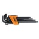 97BTxL/SC8 8 darabos mm Hajlított, egyik végén gömbölyű csavarhúzó készlet Torx® csavarokhoz - Beta - 000970364