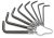 97Tx/ST8 8 részes mm Hajlított Torx® imbuszkulcs szerszám készlet - Beta - 000970640