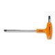 97TTx 08 T-szárú Torx®-imbuszkulcs, műanyag markolattal, krómozott, fekete hegyek - Beta - 000970708
