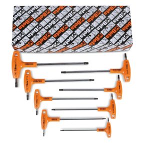 97TTx/S 8 darabos mm Hajlított csavarhúzó készlet markolattal Torx® csavarokhoz - Beta - 000970808   97TTx/S 8 darabos mm Hajlított csavarhúzó készlet markolattal Torx® csavarokhoz - Beta - 000970808