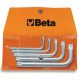 98xZN/B5 5 részes xZN® profilú imbuszkulcs szerszám készlet műanyag dobozban - Beta - 000980650