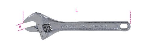 111E 300 Állítható villáskulcs skálával, krómozott - Beta - 001110130