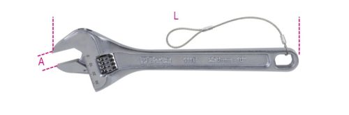 111E-HS 200 Állítható villáskulcs skálával, krómozott, H- SAFE - Beta - 001114120