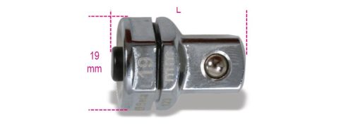 123Q1/2 Adapter gyorscsatlakozóval 1/2" 19 mm-es racsniskulcshoz 19 - Beta - 001230319