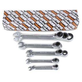   142/S 17 darabos csillag-villáskulcs készlet irányváltó racsnival - Beta - 001420068