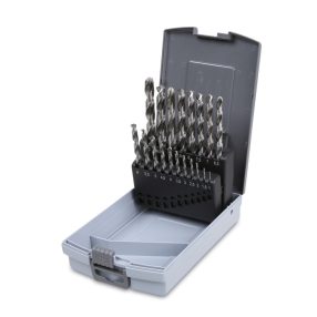   412/SP19 rövid csigafúró szerszám készlet műanyag tartóban - Beta - 004120419