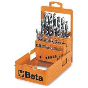   412/SP25 rövid csigafúró szerszám készlet műanyag tartóban - Beta - 004120425