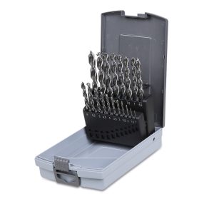   416P/SP19 19 darab csigafúró hengeres szárral, HSS, AISI M2, csiszolt, kisebb fúróval a precíz, folyamatos központosításhoz és gyorsabb fúráshoz - Beta - 004160469