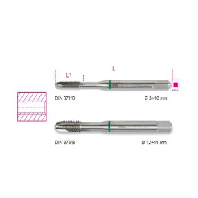   429FP 3 Egyenes hornyú gépi menetfúró, HSS-CO 5% - Beta - 004290003