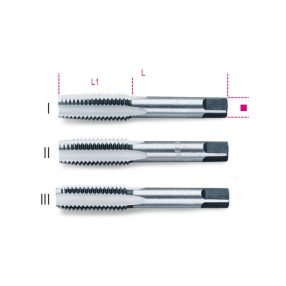   430 4 Kézi menetfúró, metrikus normál menet, króm-acélból - Beta - 004300004