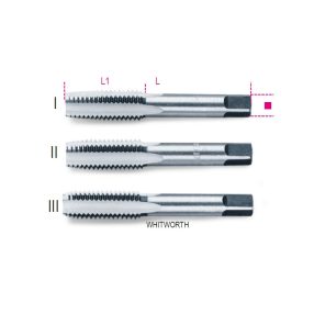   430ASW 1/8 Kézi menetfúró, Whitworth menet, króm-acélból DIN 352 - Beta - 004300031