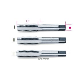   430ASW 3/8 Kézi menetfúró, Whitworth menet, króm-acélból DIN 352 - Beta - 004300036