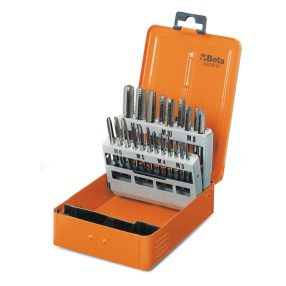   430/SP21 kézi menetfúró szerszám készlet műanyag tartóban - Beta - 004300201