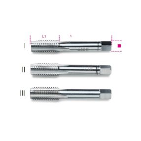   431 3 Kézi menetfúró, metrikus normál menet, HSS - Beta - 004310003