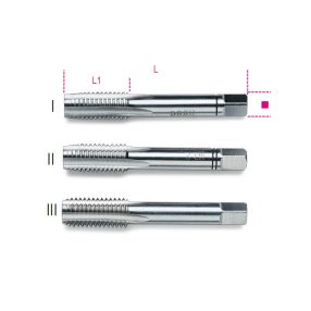   431 14 Kézi menetfúró, metrikus normál menet, HSS - Beta - 004310014