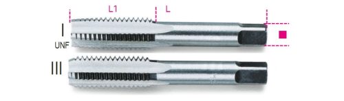 433ASF 1/4 Kézi menetfúró, UNF menet, krómacélból - Beta - 004330301