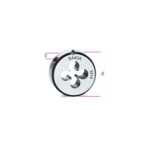   440A 10X1,5 Menetmetsző, metrikus normál menet, krómacélból - Beta - 004400110