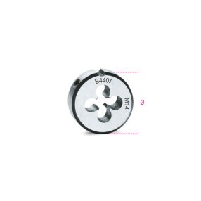   440A 12X1,75 Menetmetsző, metrikus normál menet, krómacélból - Beta - 004400112