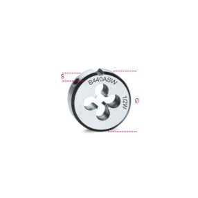   440ASW 1/8 Menetmetsző, Whitworth menet, krómacélból - Beta - 004400201