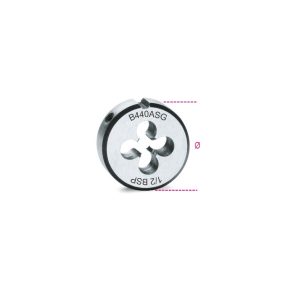   440ASG 3/4 Menetmetsző, hengeres gáz-menet, krómacélból - Beta - 004400260