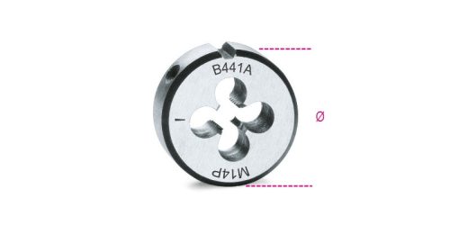 441A 16X1 Menetmetsző, metrikus finom menet, krómacélból - Beta - 004410113