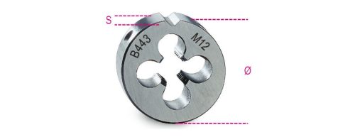 443 8X0,75 Menetmetsző, metrikus finom menet, HSS - Beta - 004430110