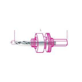   450PA/2 Központfúró a 450AL/2 típusú felvevőszárhoz, HSS - Beta - 004500253