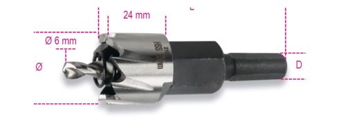 451 12 Koronafúró HSS, köszörült - Beta - 004510012