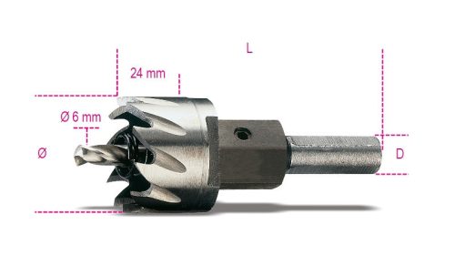 451 14 Koronafúró HSS, köszörült - Beta - 004510014