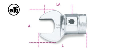 642/20 NYOMATÉKKULCS FEJ - Beta - 006420020